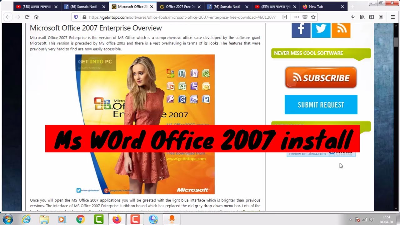 microsoft word 2007 download install